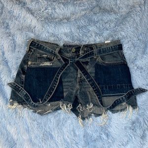 Lucky Brand Tie-Belted Shorts